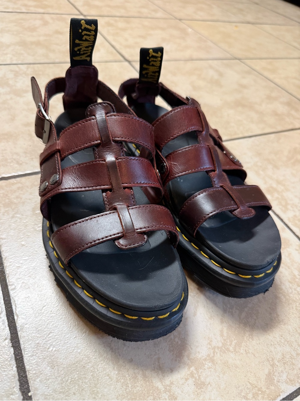 Dr. Martens Women's Leather Sandals Size 8